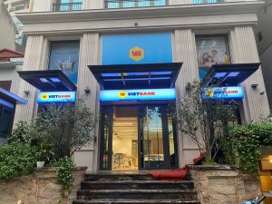 Biển hộp đèn ngân hàng Việt Bank